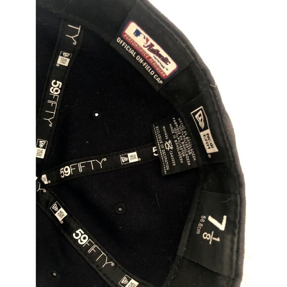 New York Yankees Baseball Cap Hat Official On Field Cap Size 7 1/8 (59Fifty) - Picture 7 of 7